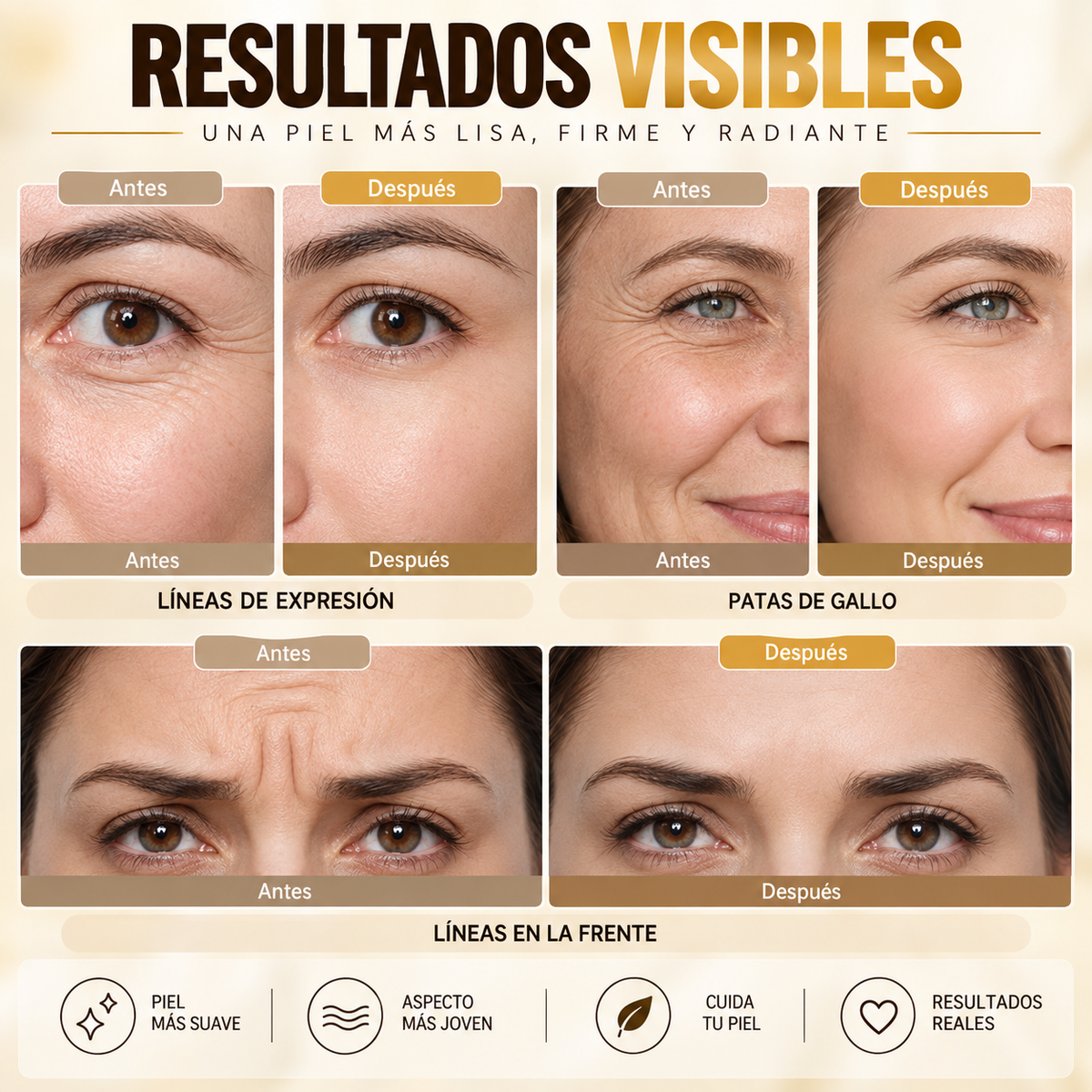 Cinta Facial Nocturna para Líneas de Expresión y Efecto Lifting