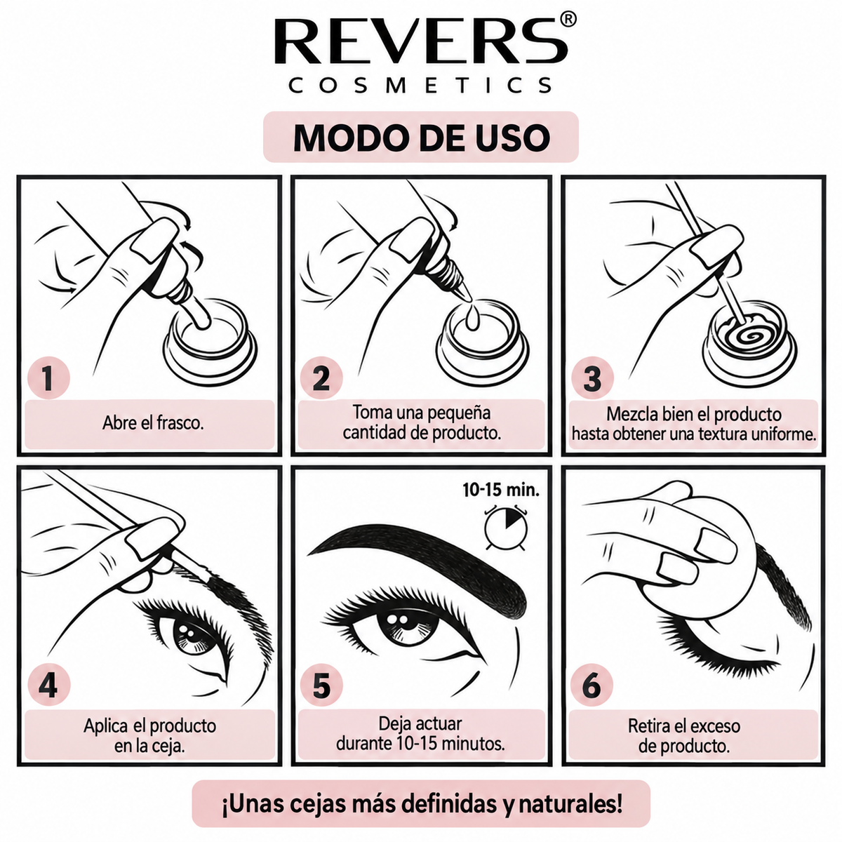 Henna Revers Oh My Brow Marrón 3.0