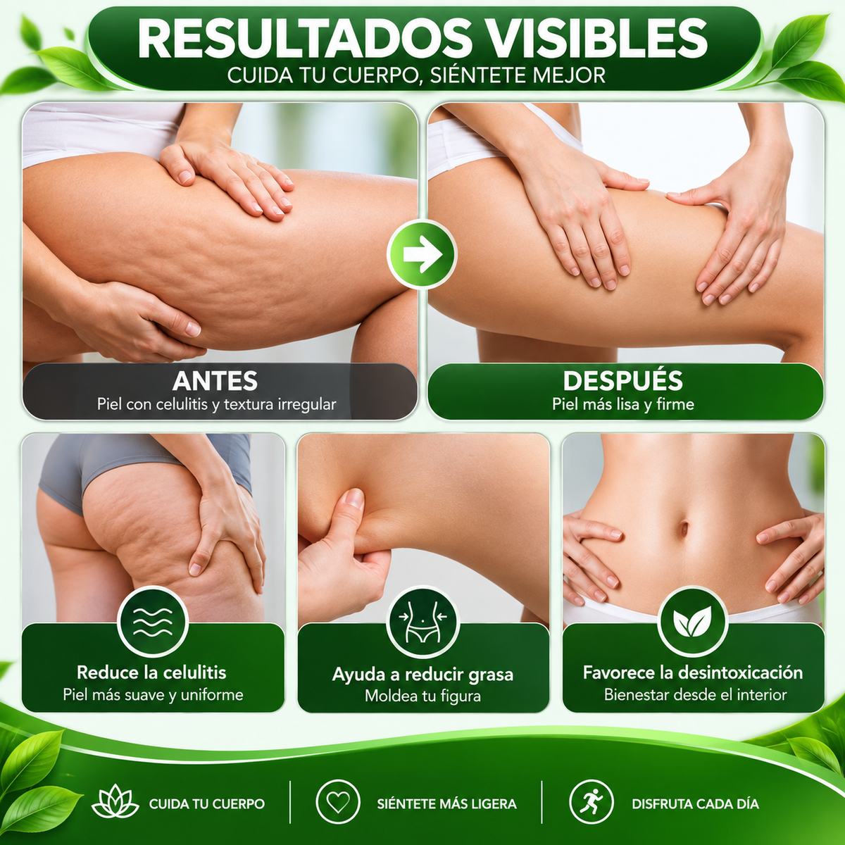 Crema Corporal Swellaway para Piernas y Glúteos