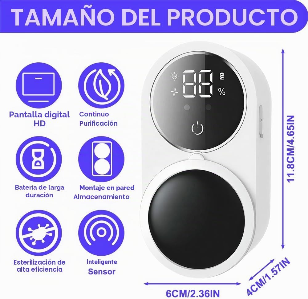 Esterilizador UV para 2 Cepillos de Dientes SGZIOO