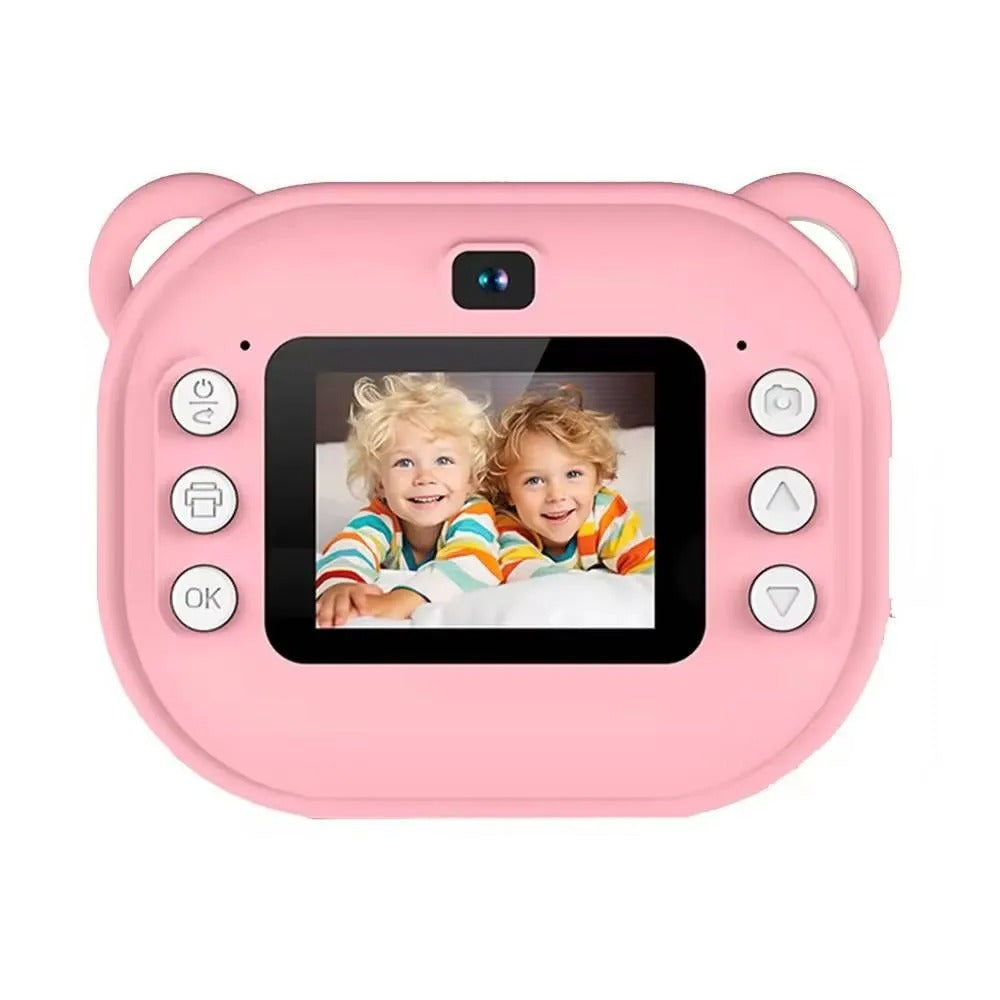 Cámara Infantil de Impresión Instantánea AX3290 con Doble Cámara