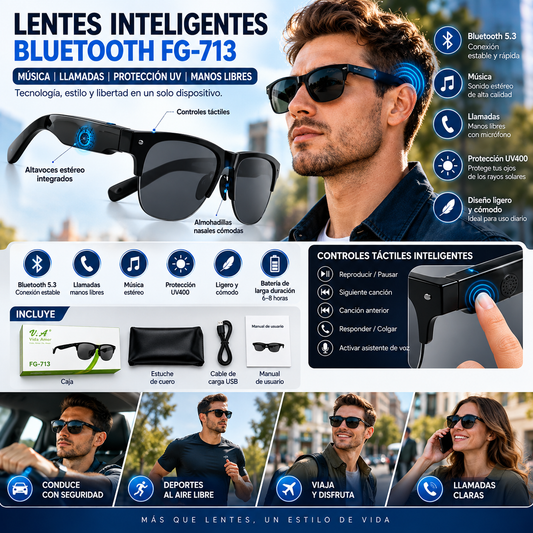 Lentes Inteligentes Bluetooth F-06