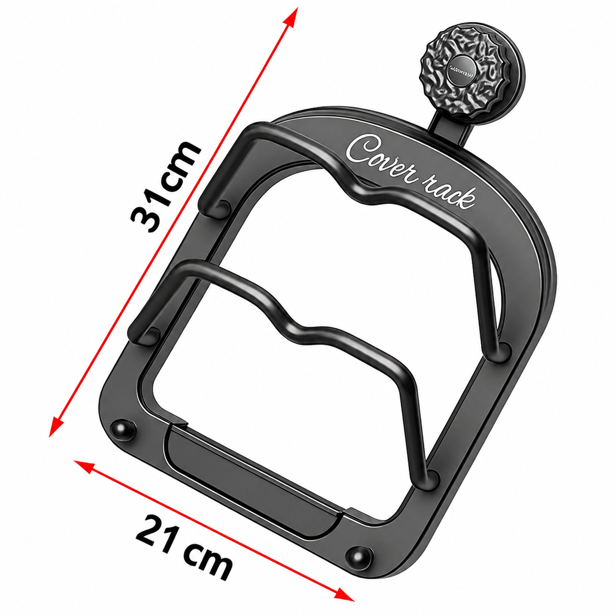 Organizador de Pared para Tapas y Tablas de Cortar con Ventosa