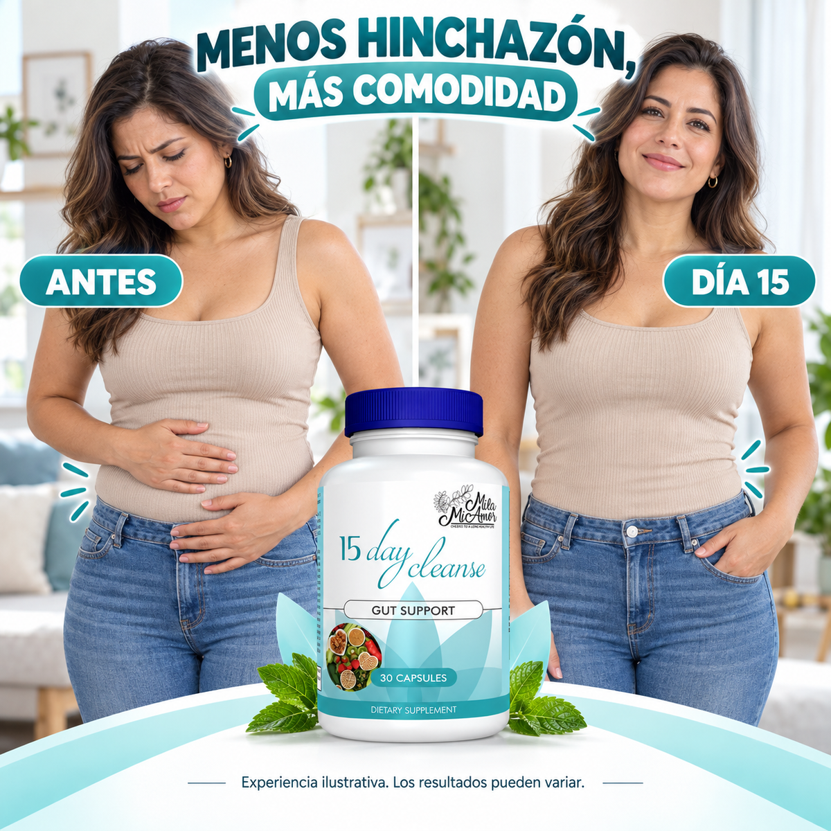 Clean 15™ – Limpieza Digestiva Completa en 15 Días