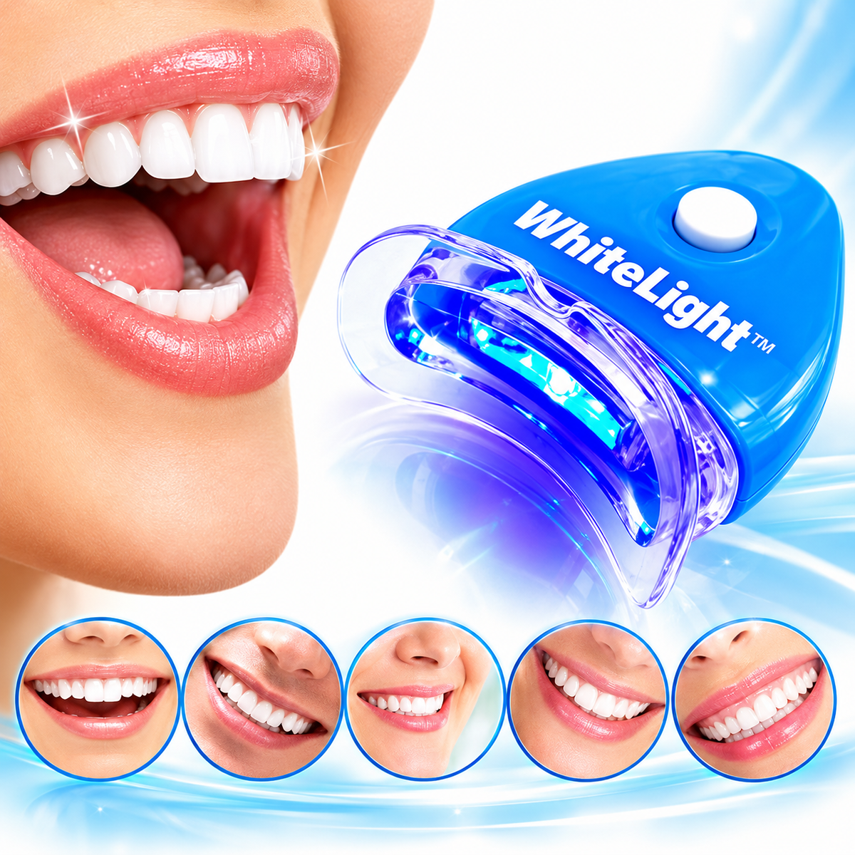 White Light – Kit de Blanqueamiento Dental con Luz LED