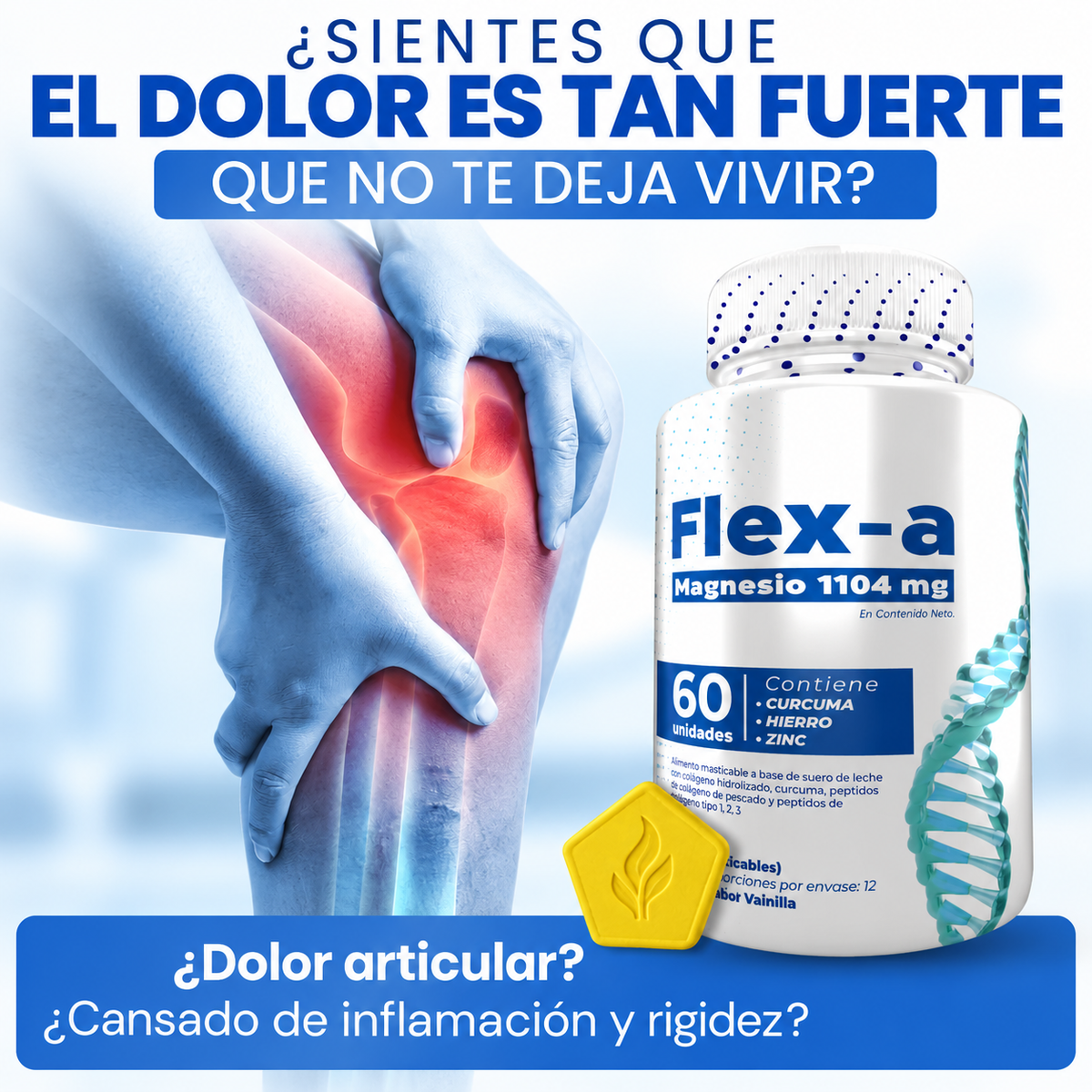 Flex-A – Fórmula Completa para el Cuidado de Articulaciones, Músculos y Huesos