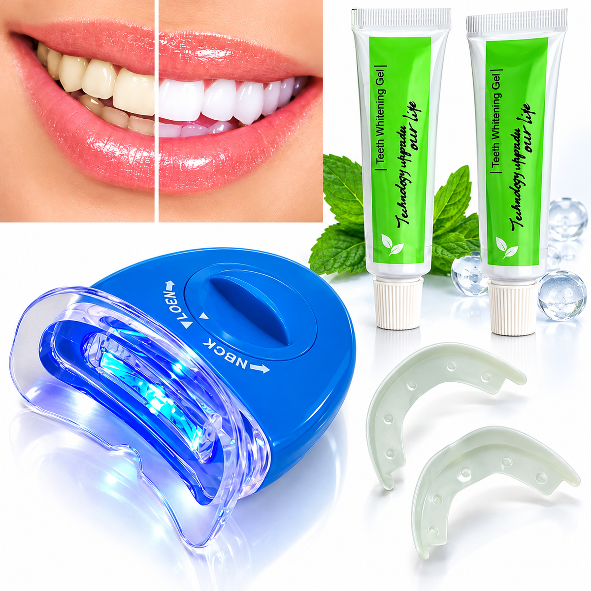 White Light – Kit de Blanqueamiento Dental con Luz LED
