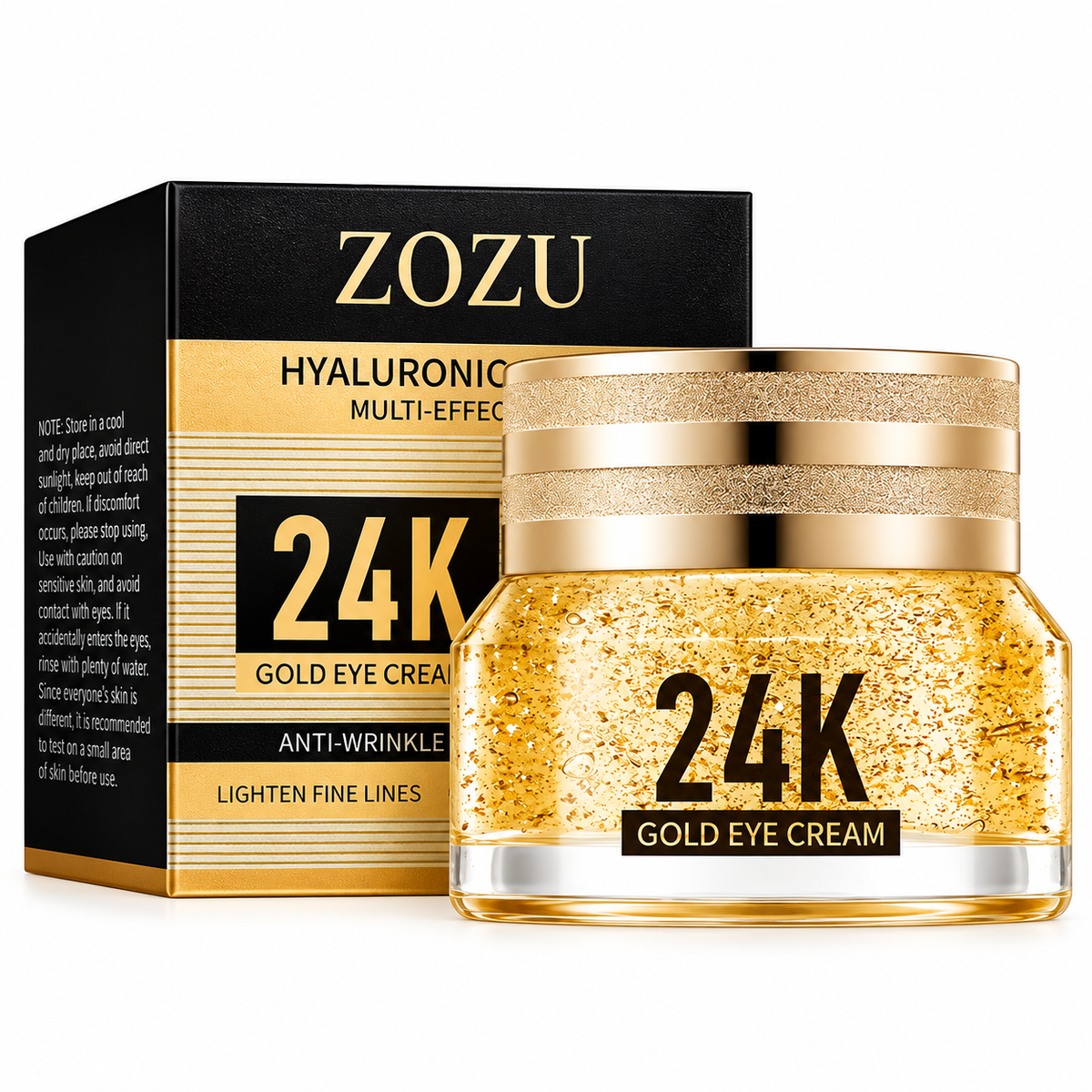 Crema para Contorno de Ojos 24K con Ácido Hialurónico