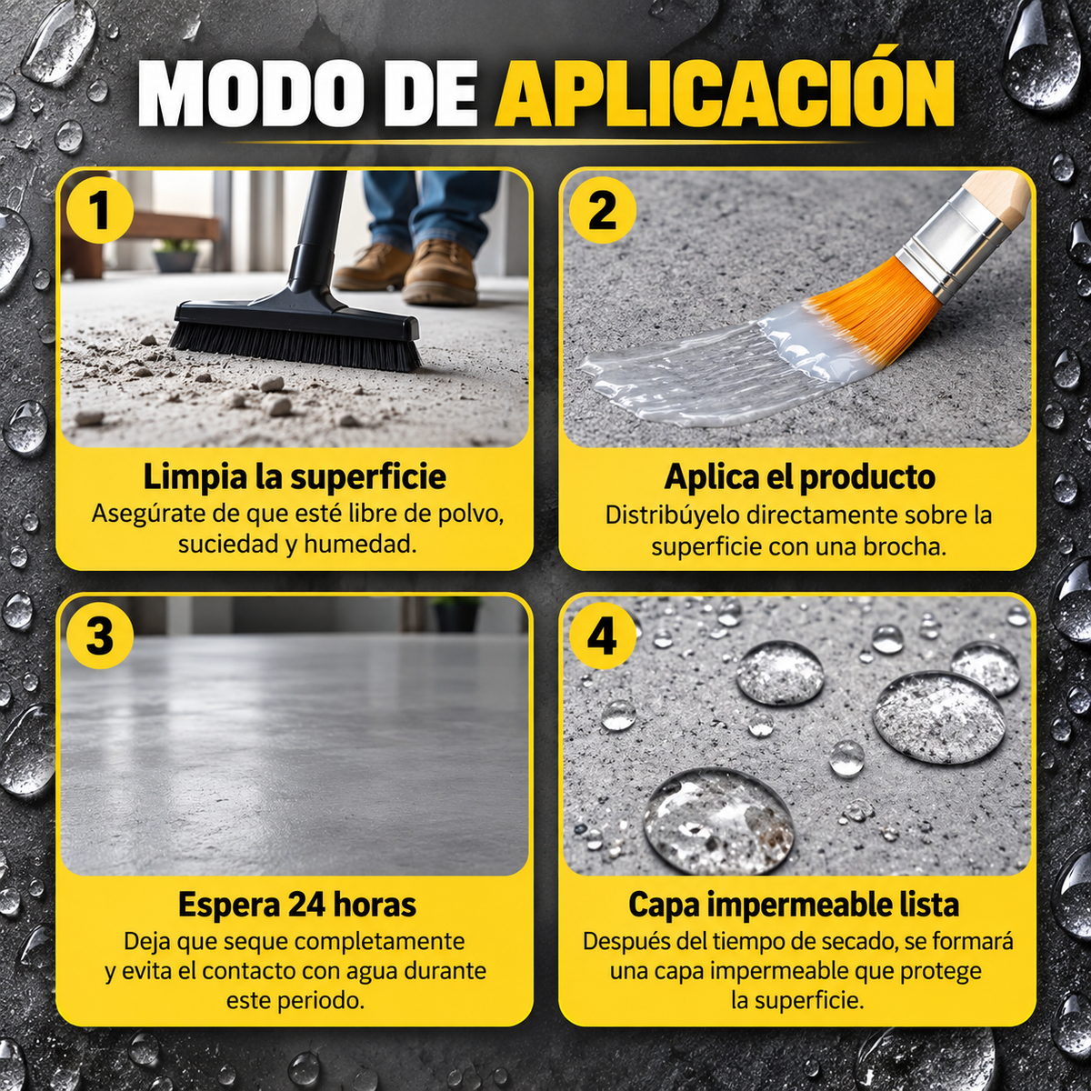 Sellador Adhesivo Impermeable Transparente Tapa Goteras 300 ml