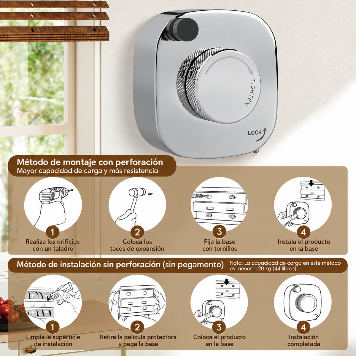 Tendedero Retráctil de Pared Extensible hasta 4 Metros