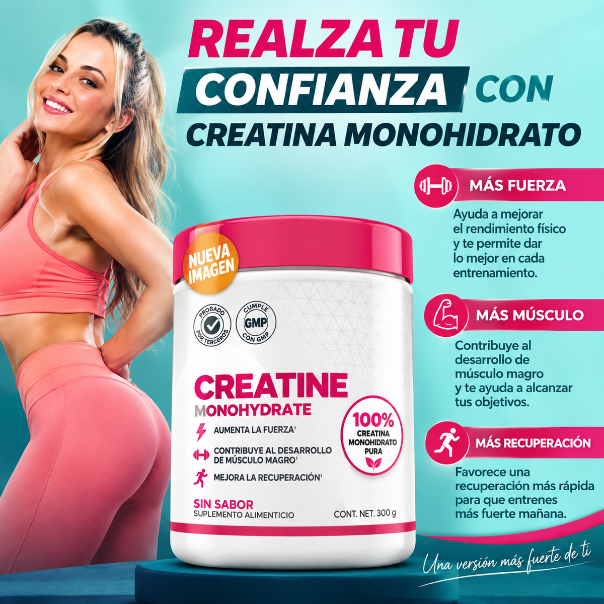 Creatina Monohidrato para Mujeres