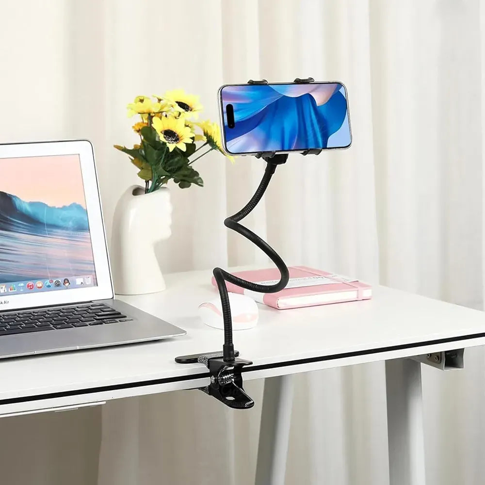 Soporte Flexible para Móvil con Cuello de Cisne de 70 cm y Giro 360°