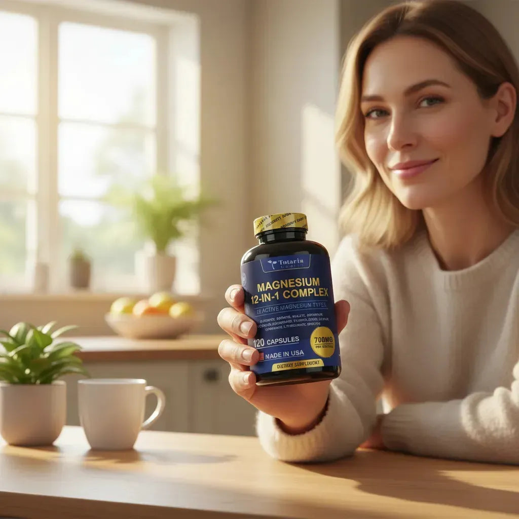Totaria Health Magnesium 12 en 1 Complex – 120 Cápsulas