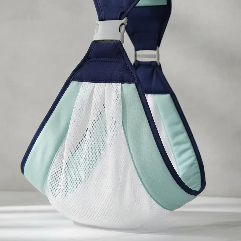 Fular Portabebés Ergonómico, Ajustable y Plegable