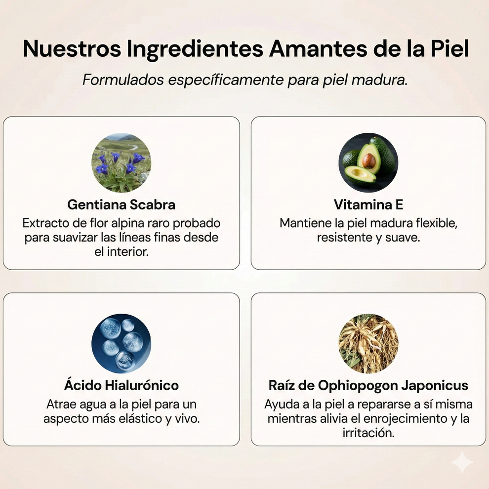 Base de Maquillaje Antiedad con SPF 50 – Se Adapta a tu Tono de Piel
