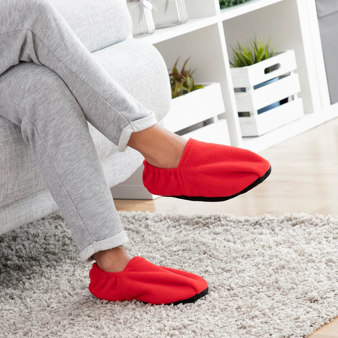 Zapatillas Térmicas de Casa Calentables en Microondas para Pies Fríos