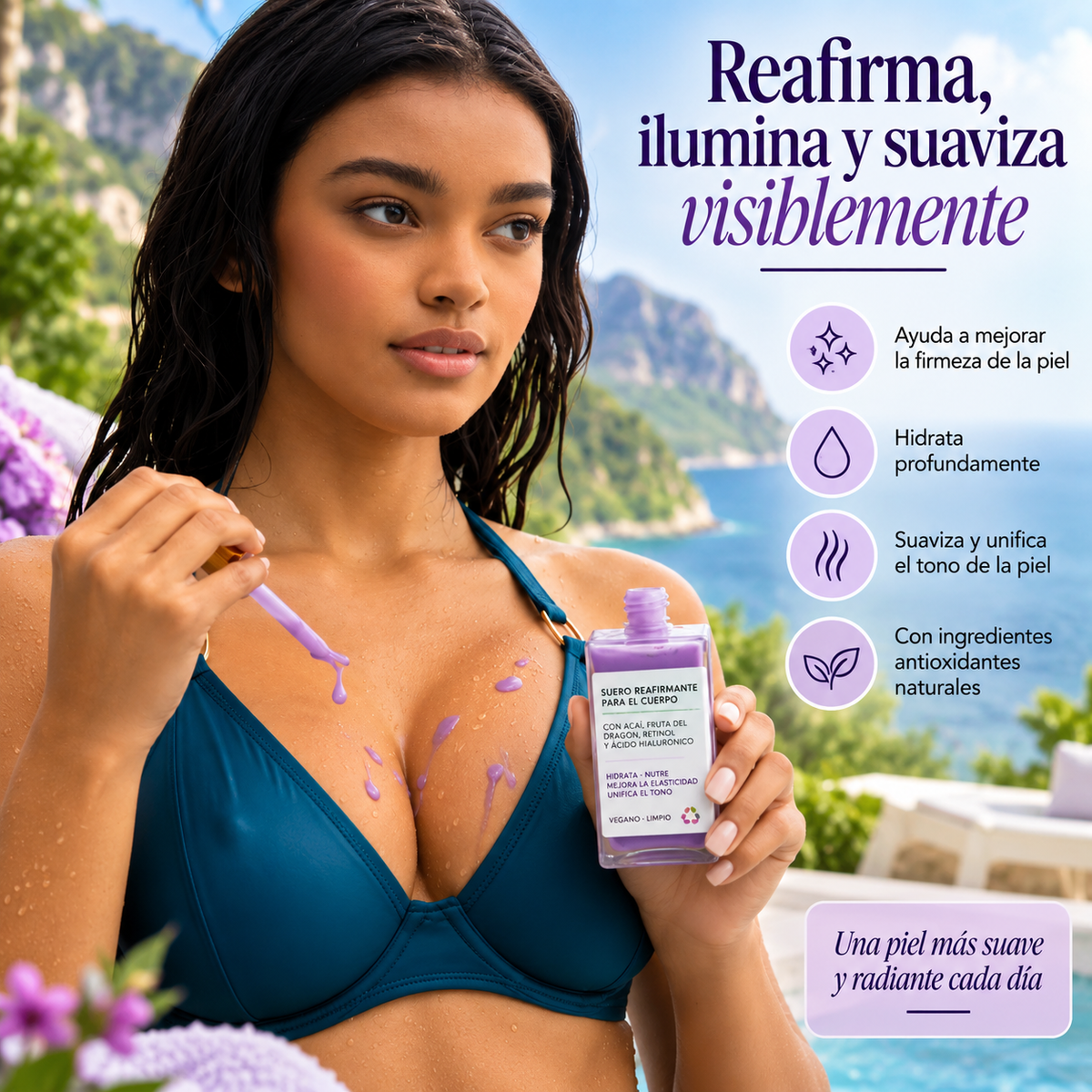 Sérum Reafirmante para Senos con Açaí y Retinol