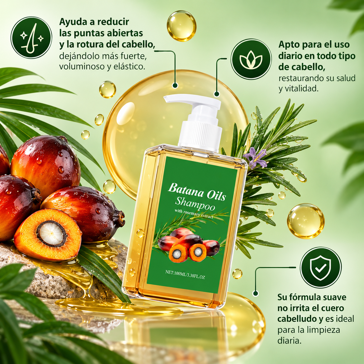 Shampoo de Batana con Romero