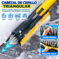 Cepillo de Limpieza 3 en 1 con Cerdas en V, Escurridor y Mango Extensible