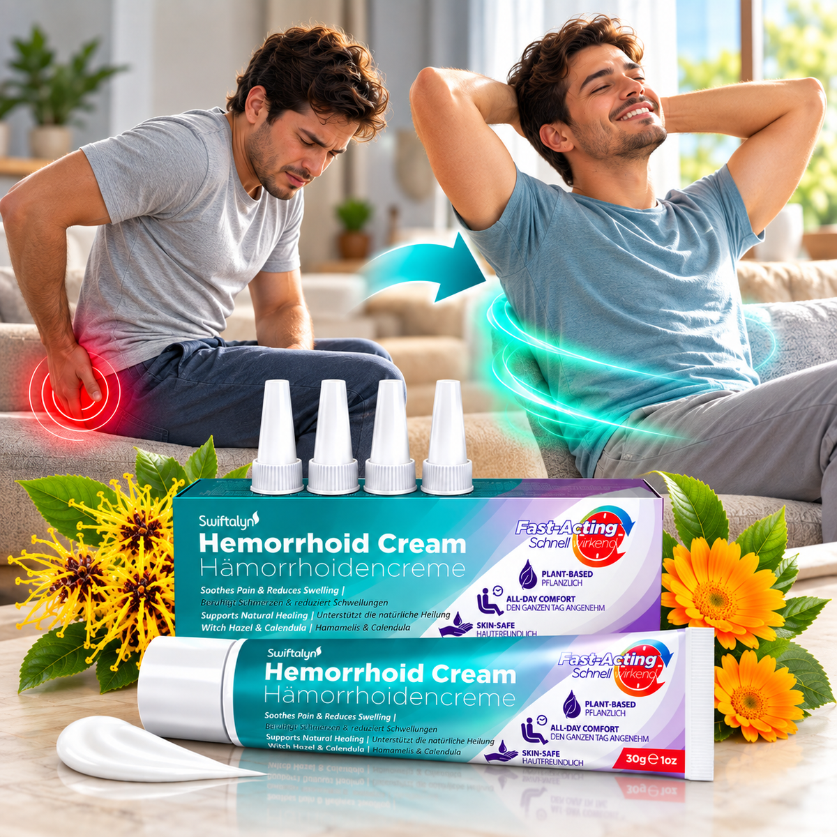 Crema para Hemorroides con Aloe Vera – 30 g