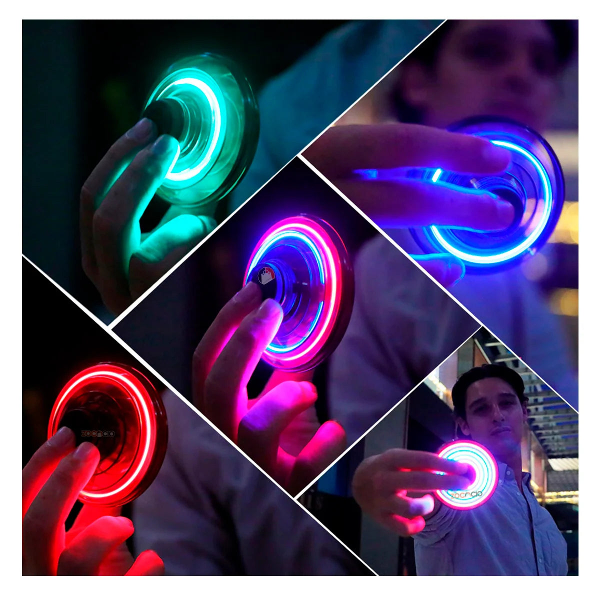 Spinner Volador Tipo OVNI con Efecto Boomerang y Giro 360°