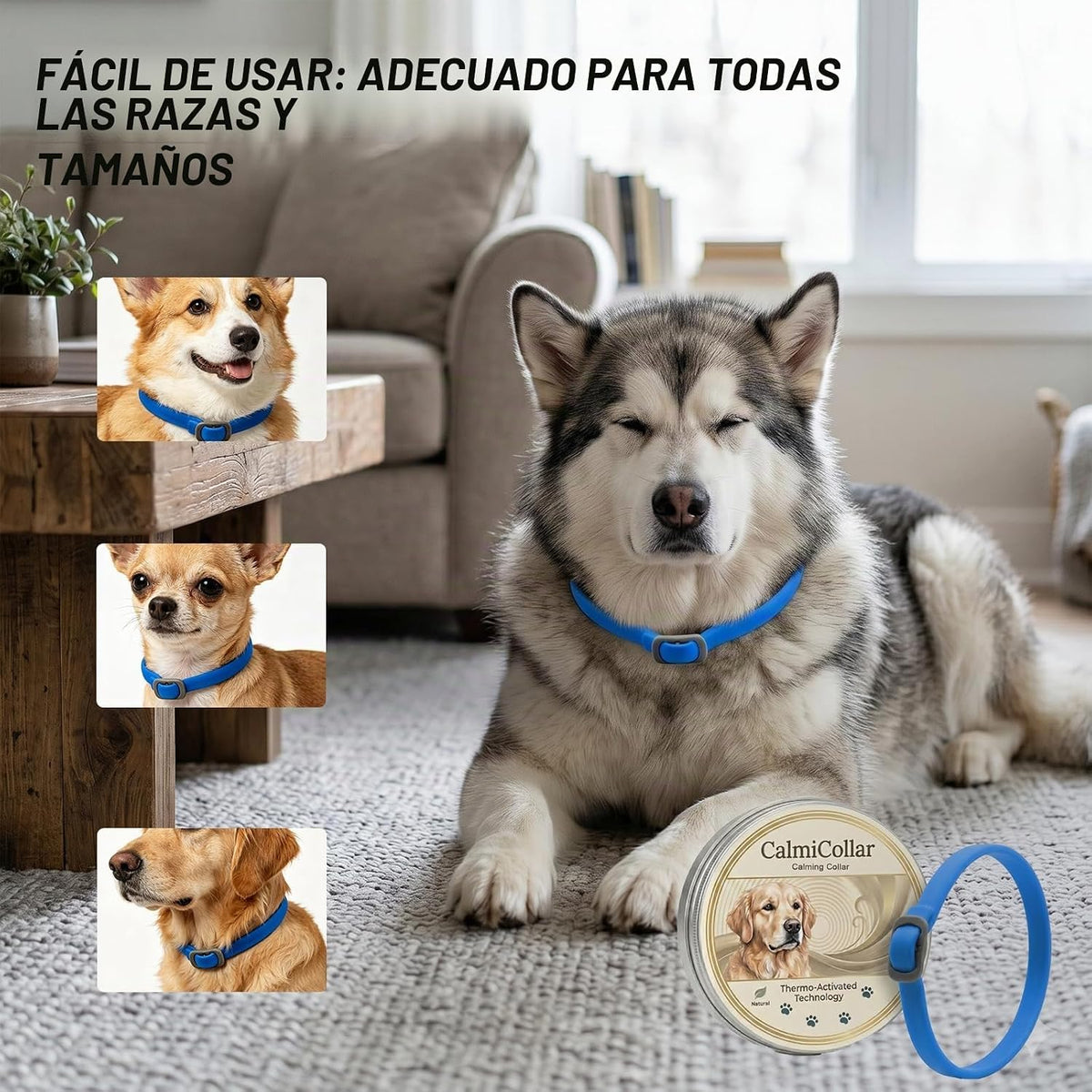 CalmiCollar – Collar Calmante con Feromonas para Perros