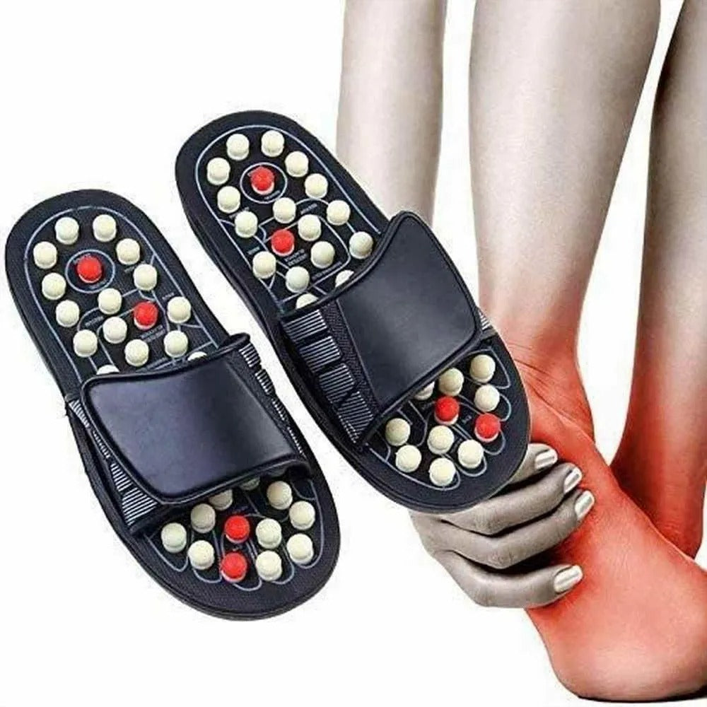 Sandalias Masajeadoras de Pies con Puntos de Acupresión