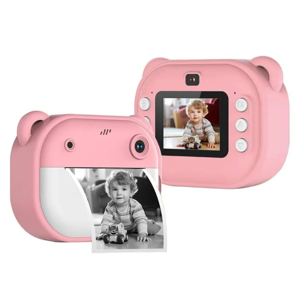 Cámara Infantil de Impresión Instantánea AX3290 con Doble Cámara